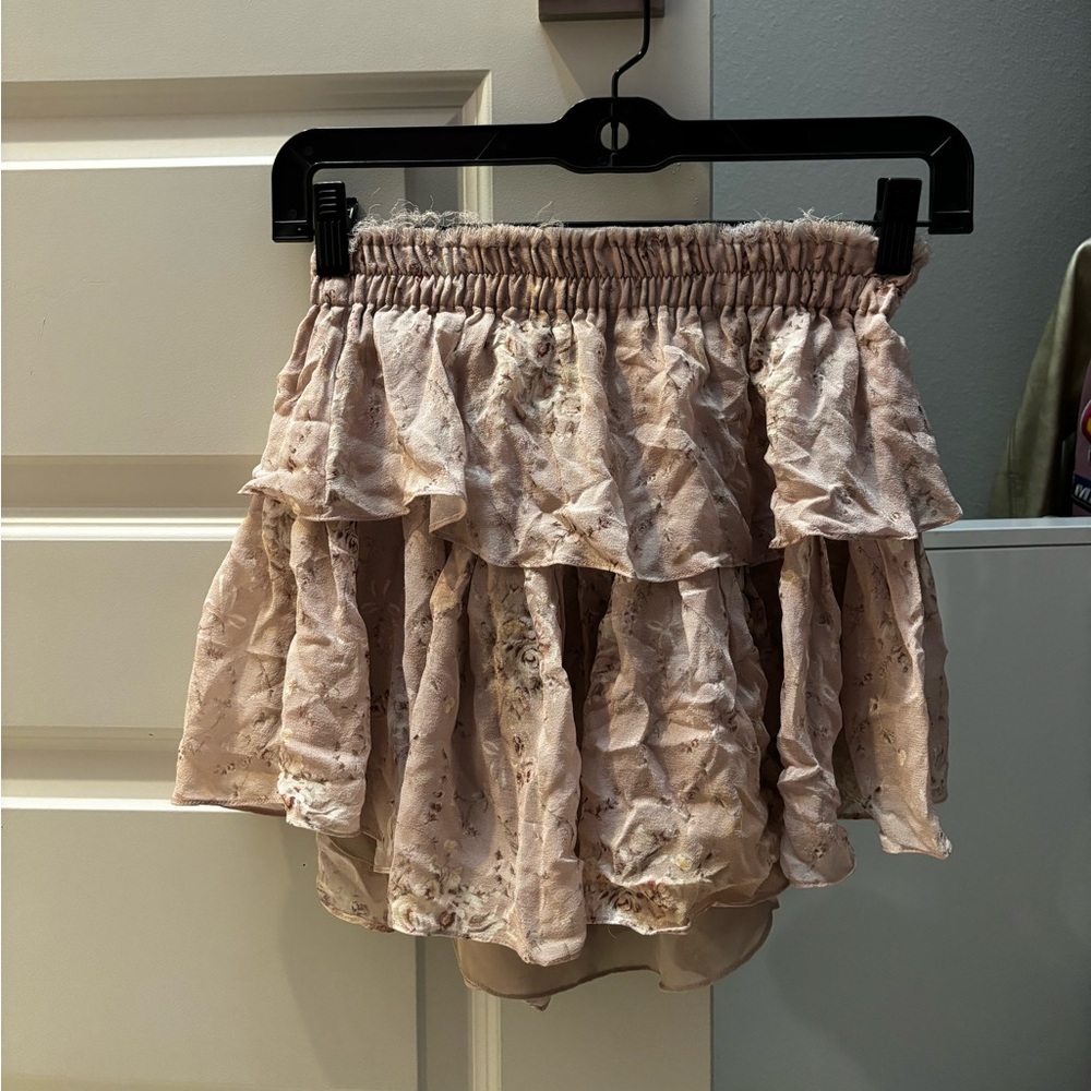 Loveshackfancy mini skirt